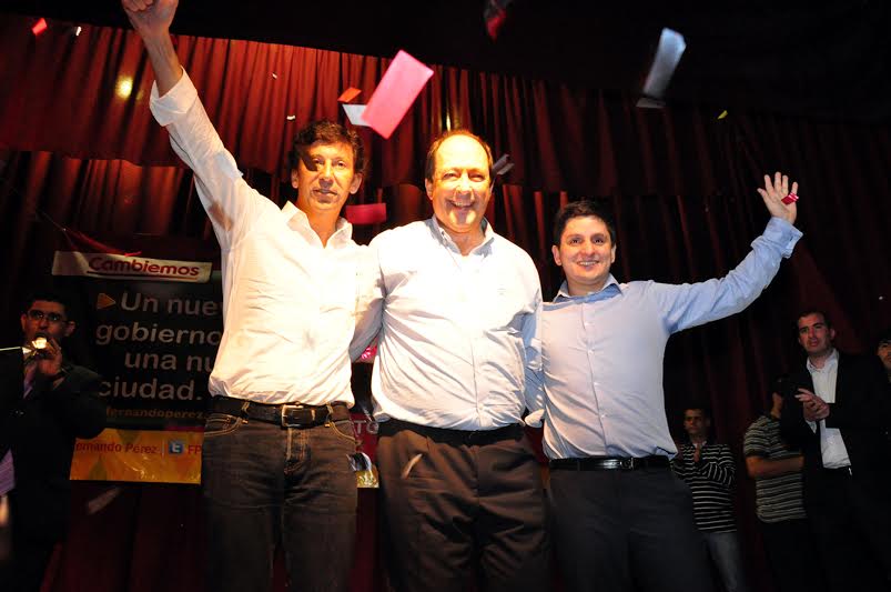 Sanz y Posse respaldaron la candidatura de Fernando Pérez en Quilmes