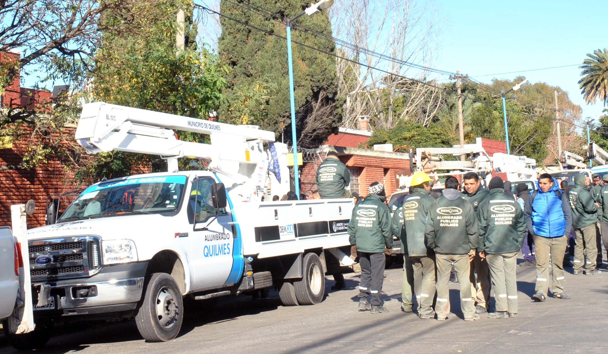 La Municipalidad piquetea Edesur