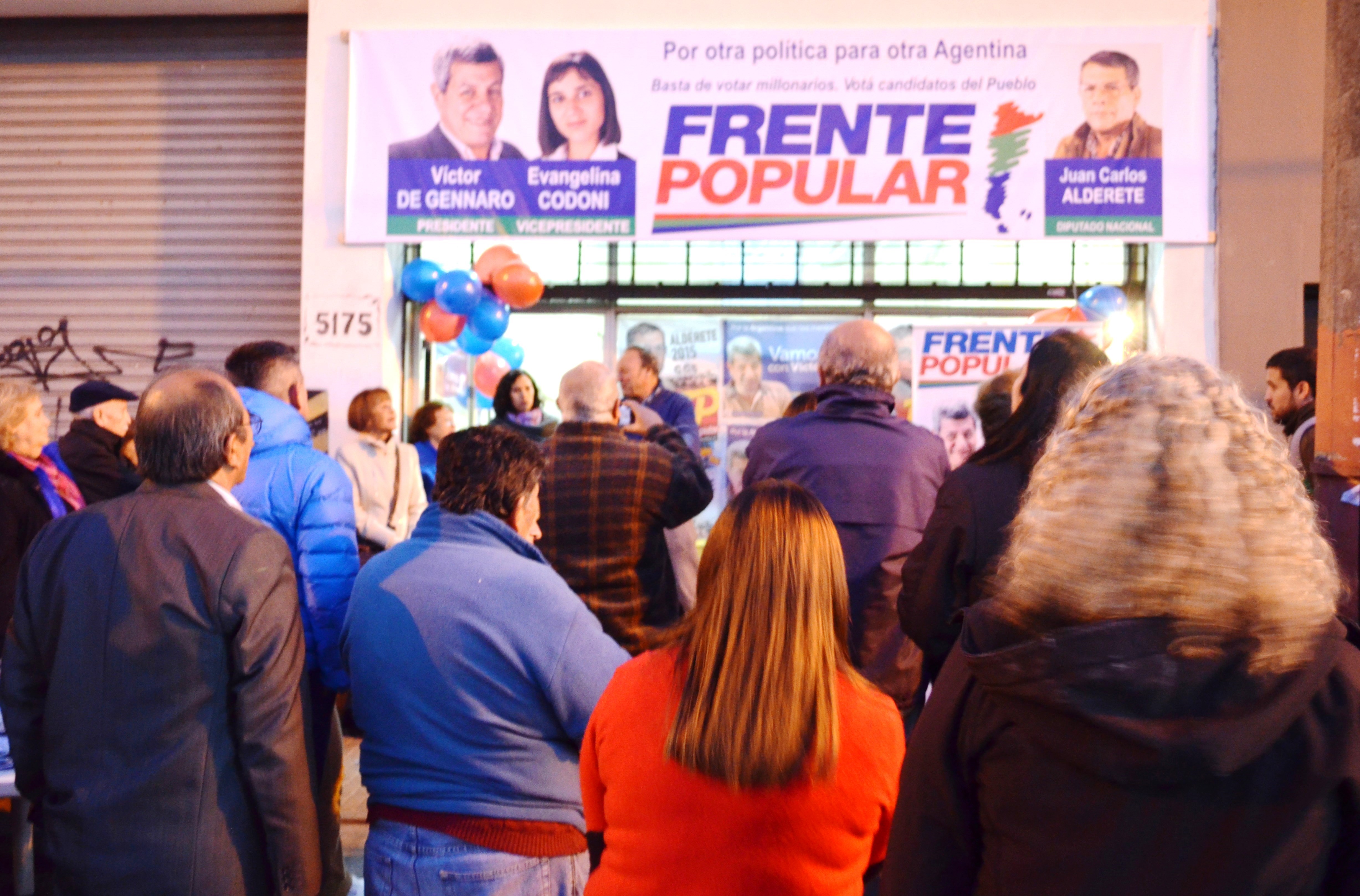 Nuevo local del Frente Popular en Quilmes