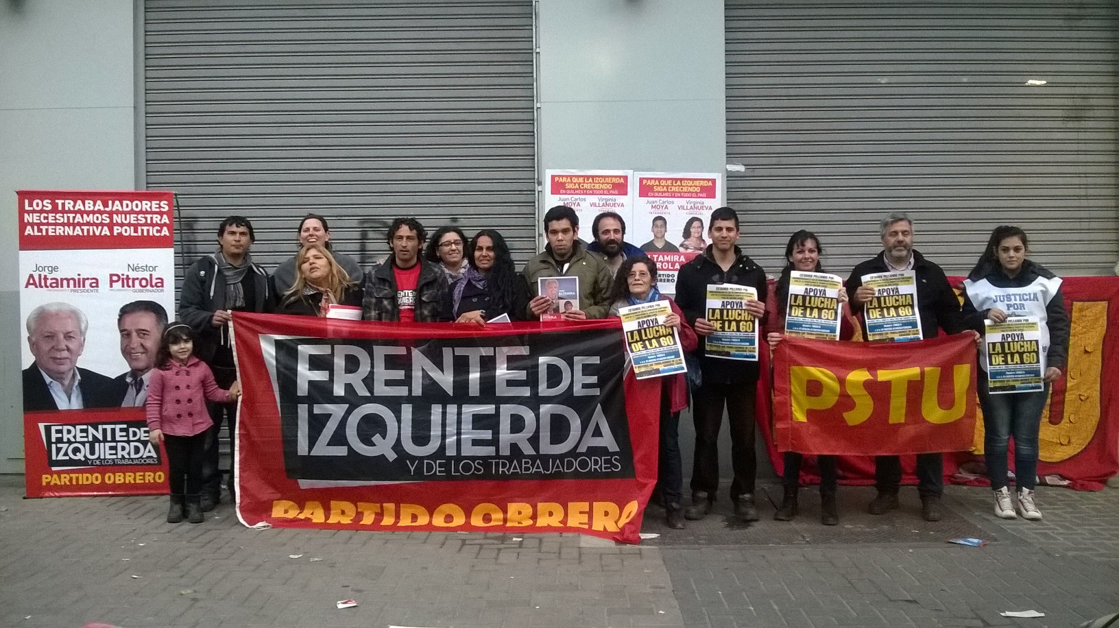 El Frente de Izquierda cerró su campaña