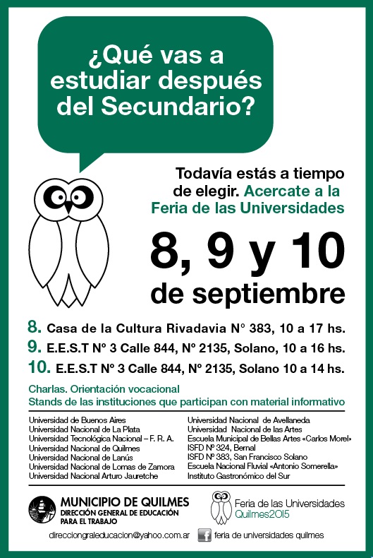 8° Edición de la Feria de las Universidades