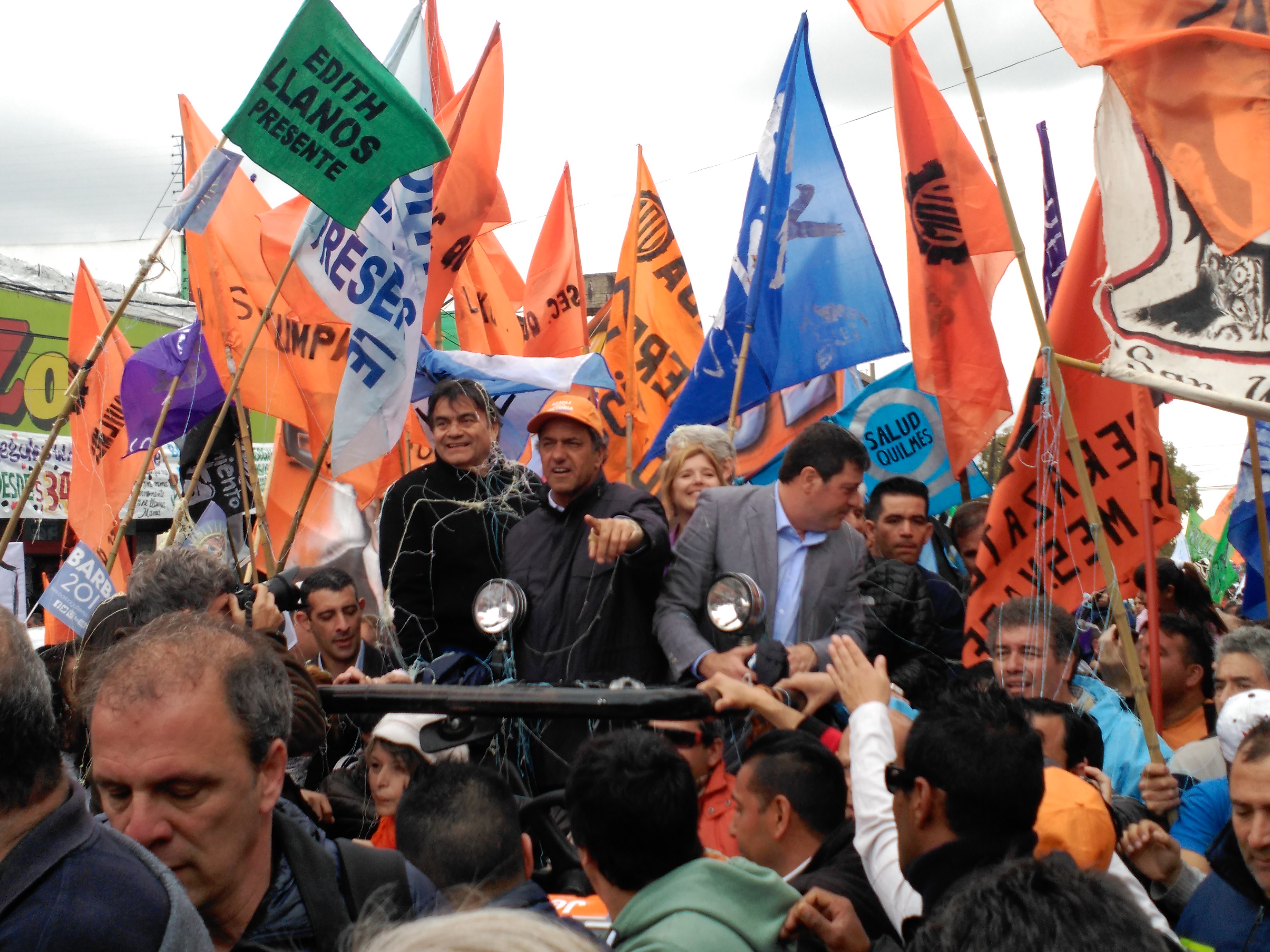 Scioli recorrió Solano