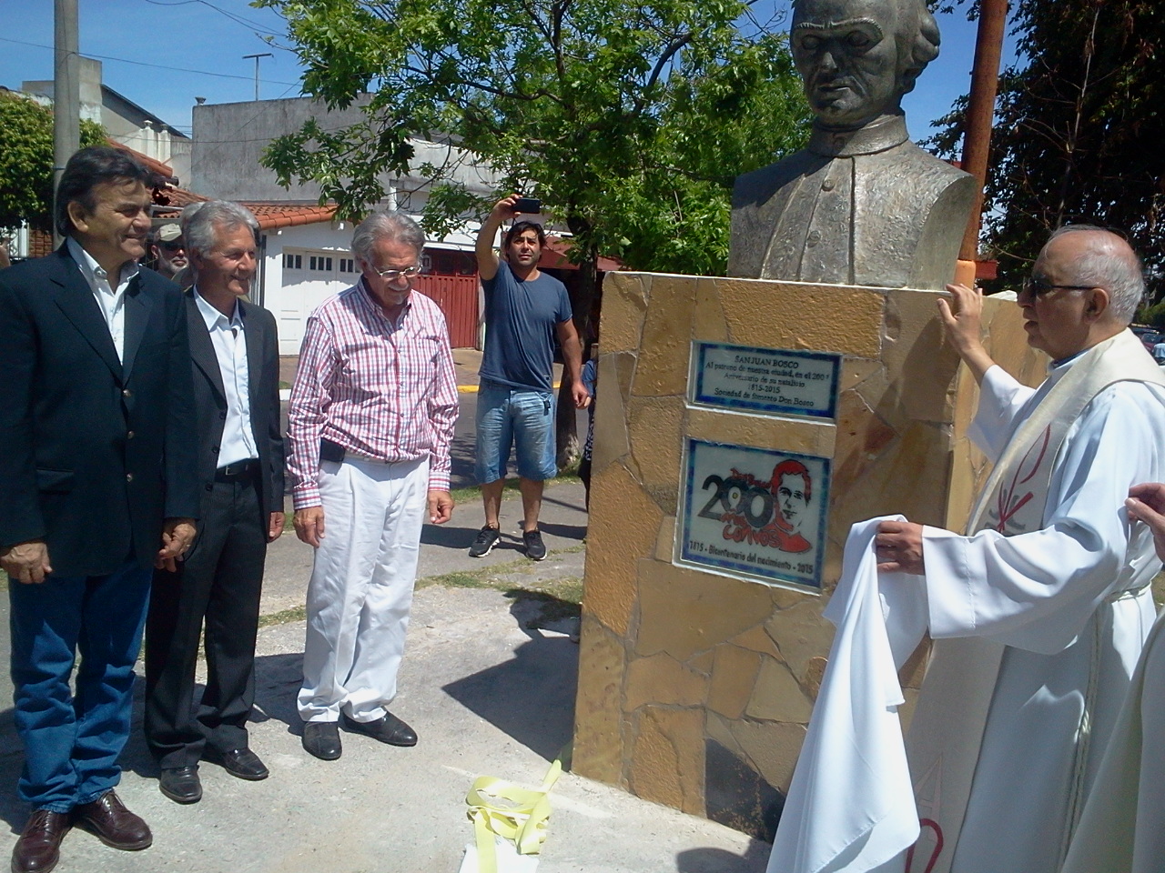 Gutiérrez encabezó el acto por el 86° aniversario de Don Bosco
