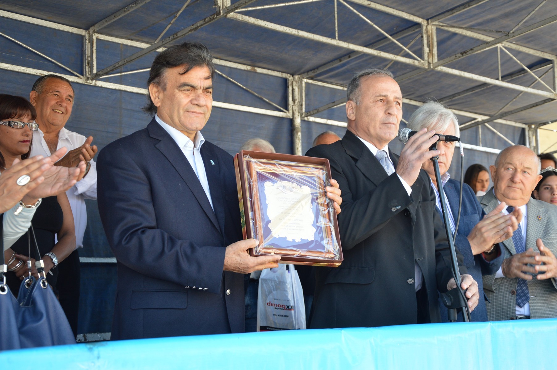 Gutiérrez encabezó su último acto oficial