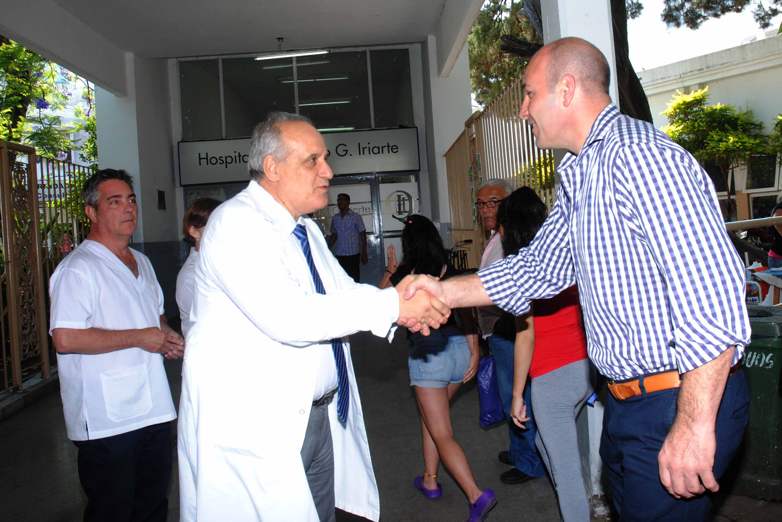 Molina en el Iriarte junto a Fragomeno