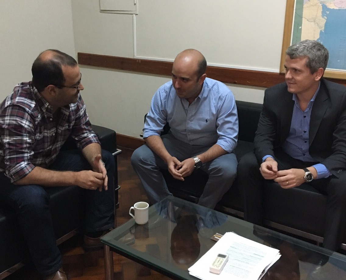 Bernasconi junto a Daletto y Monzó