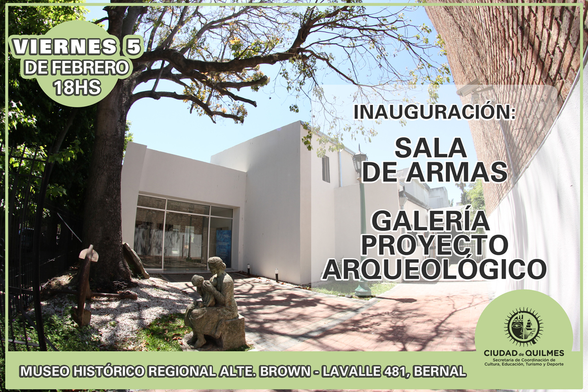 Se recuperó la Sala de Armas del Museo Almirante Brown de Bernal