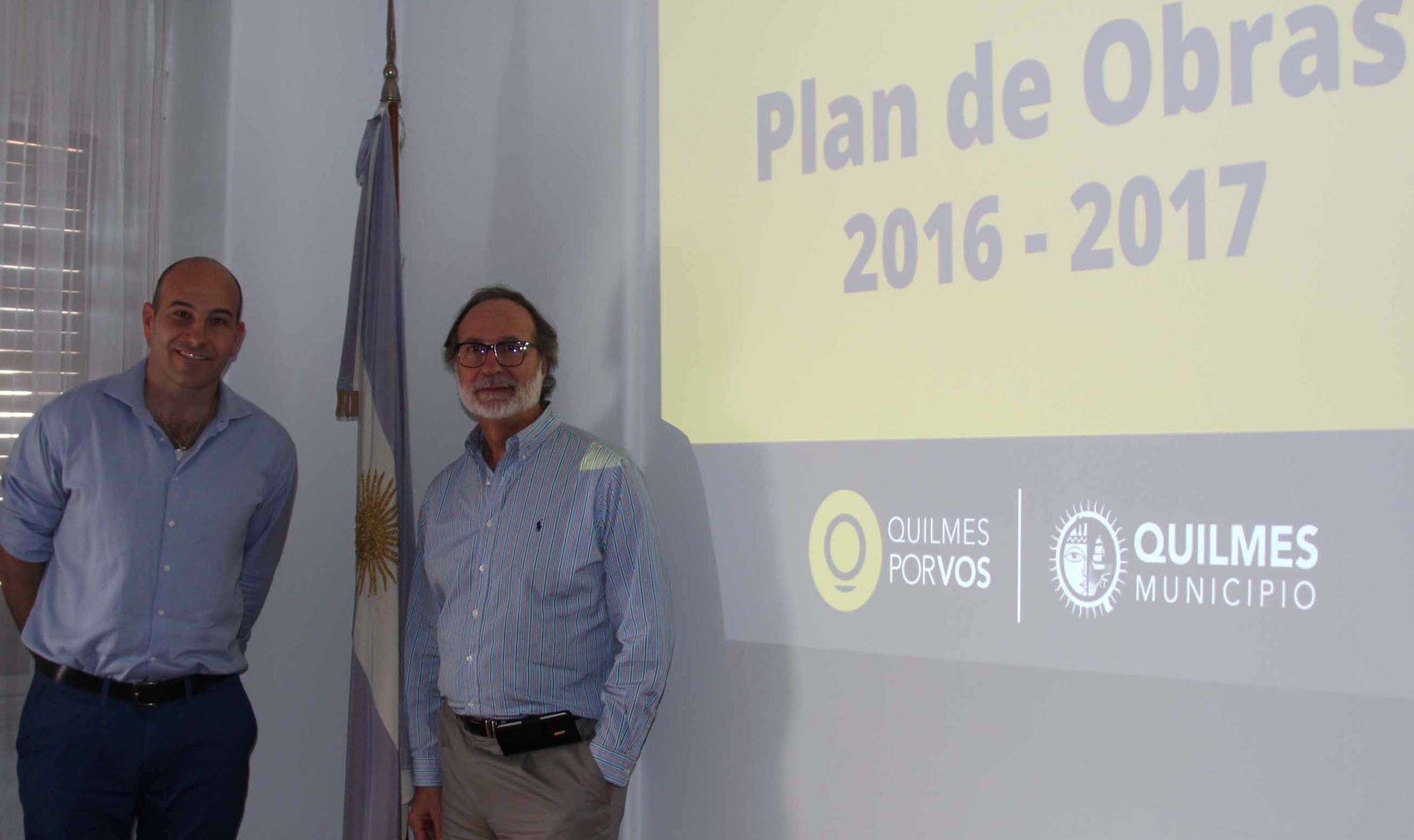 Molina le presentó a Chaín el plan de obras para Quilmes