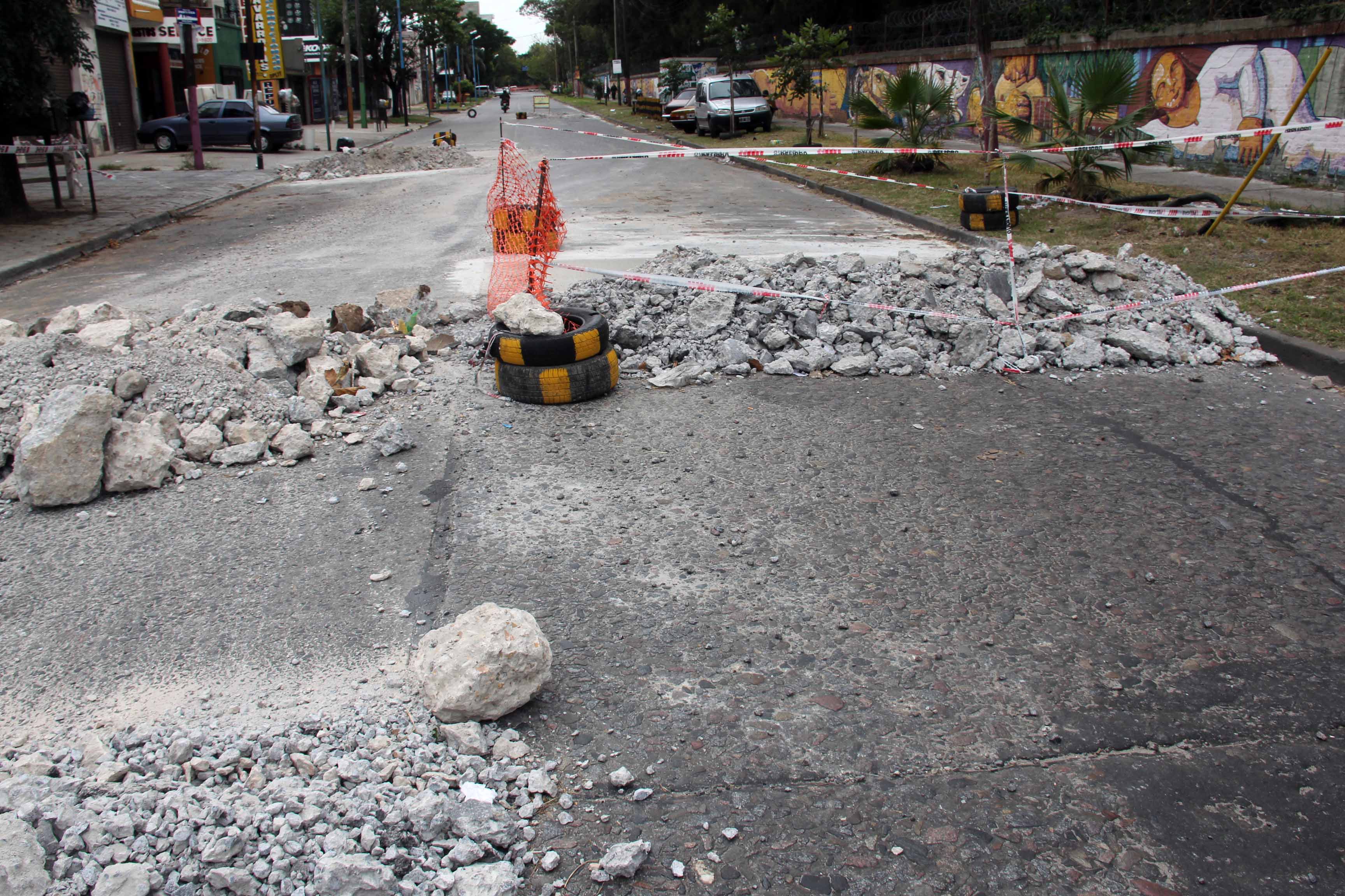 Cortan Garibaldi por obras de bacheo