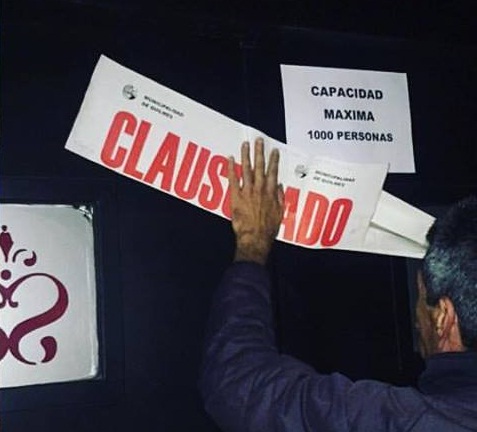 Clausuran Vron y Santa Cruz