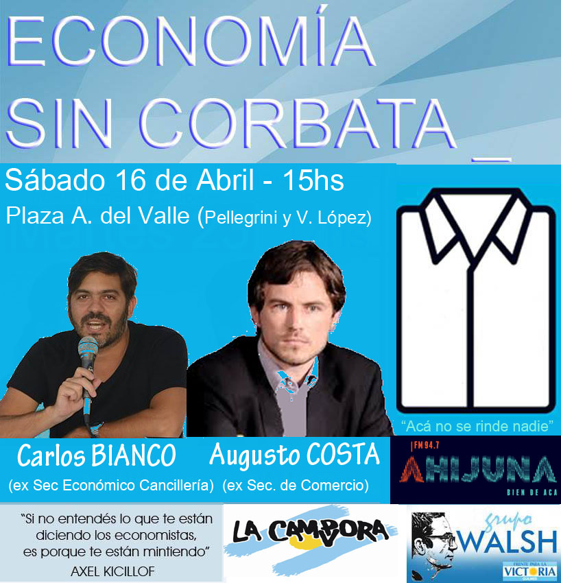 Vuelve «Economía sin corbata» a Quilmes