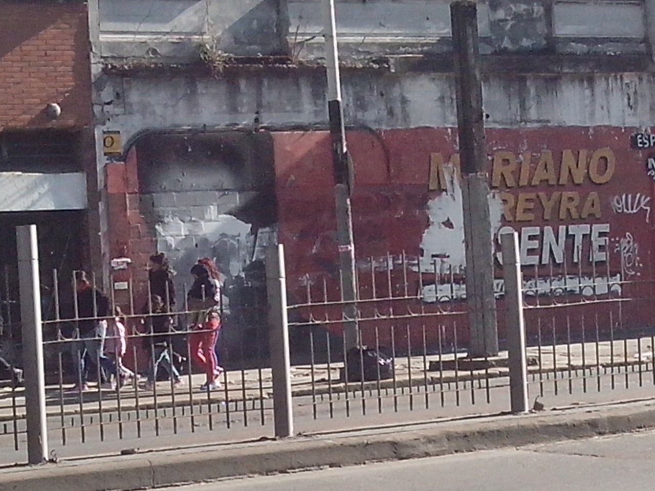 Atentado contra mural de Mariano Ferreyra
