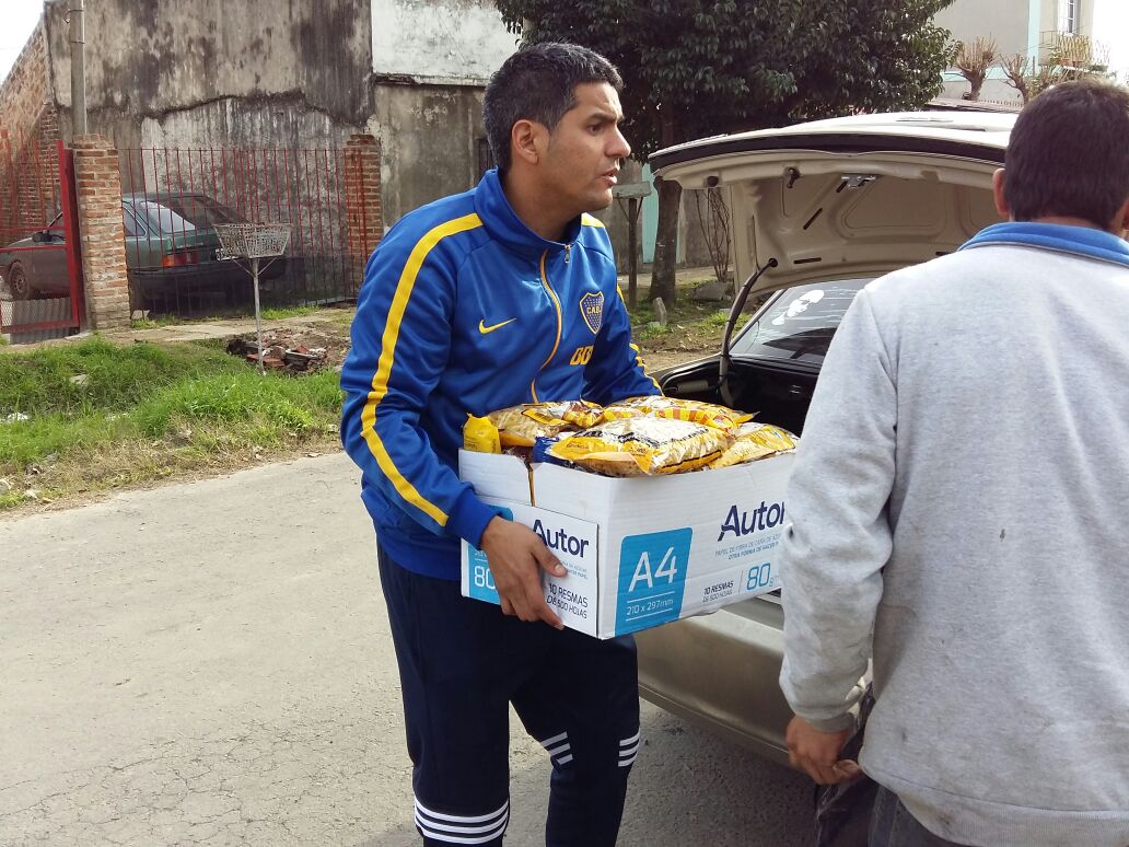 Entregaron donaciones a familias afectadas en un incendio