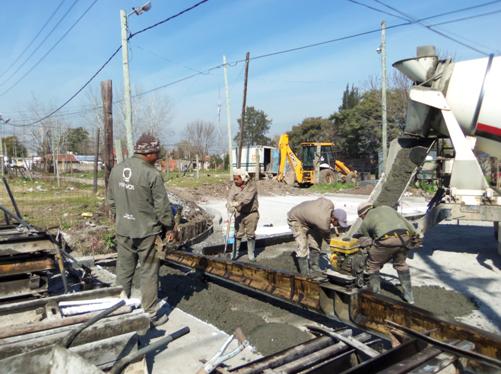 Continúan las obras de pavimento