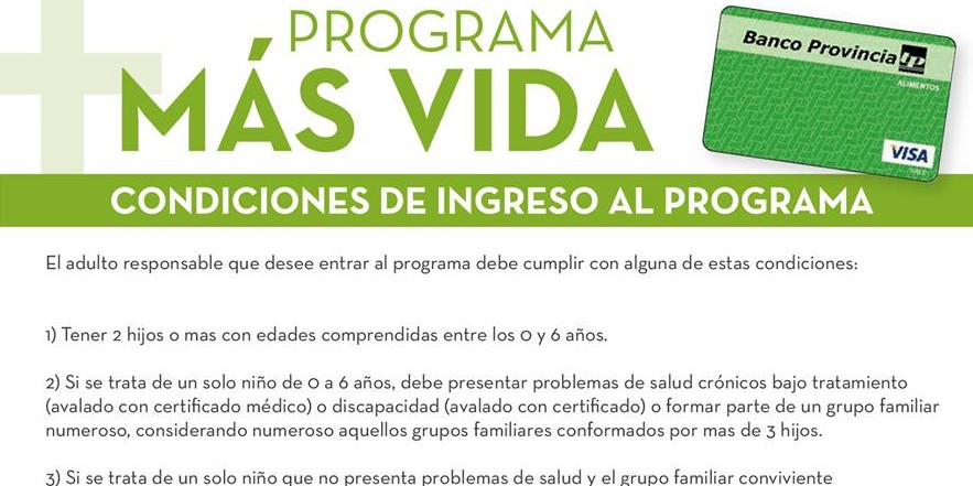Se abren las inscripciones al “Programa Más Vida”