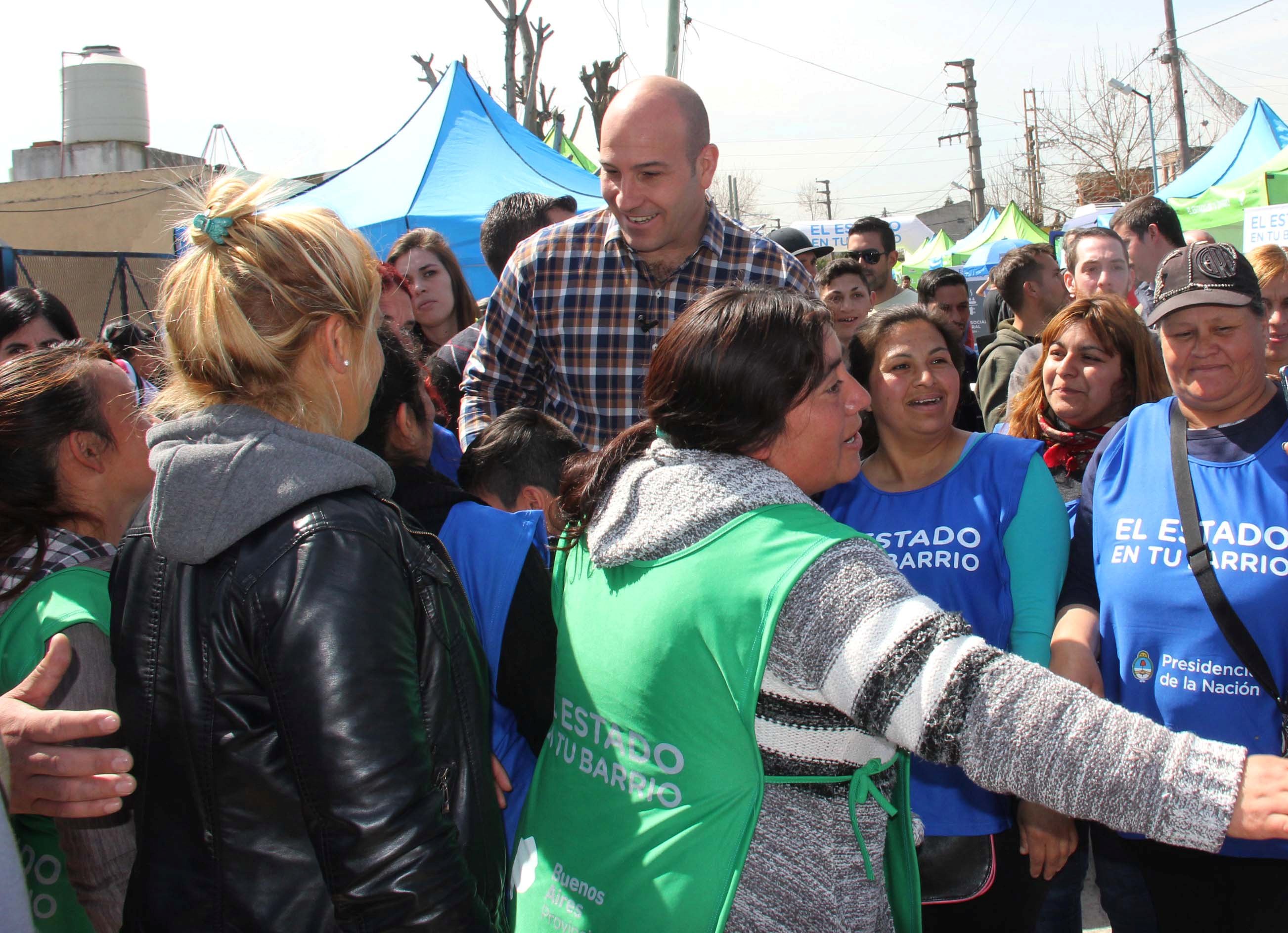 Molina presente en la jornada «El Estado en tu Barrio» en La Paz