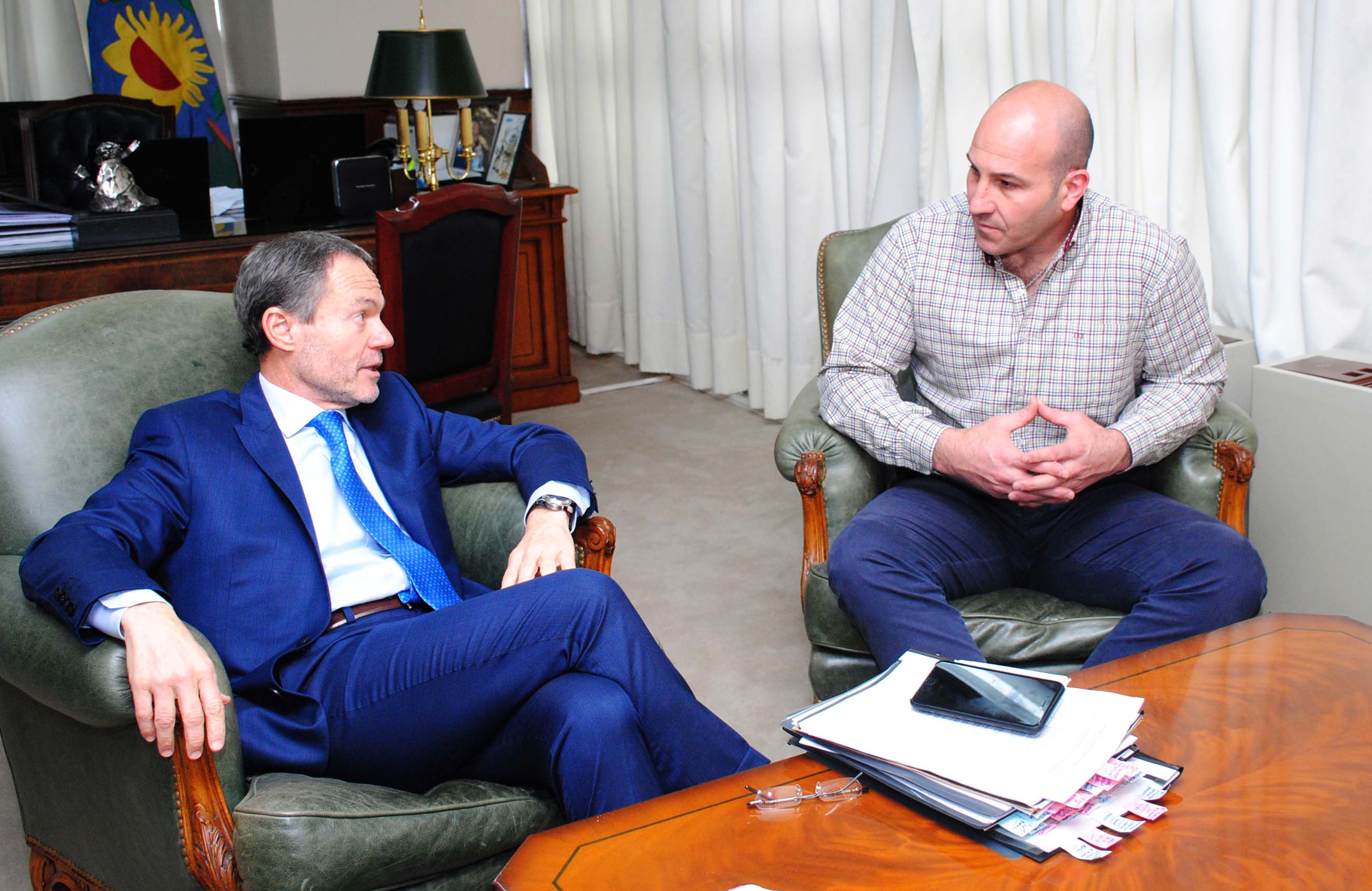 Molina se reunió con el Ministro de Justicia de la provincia
