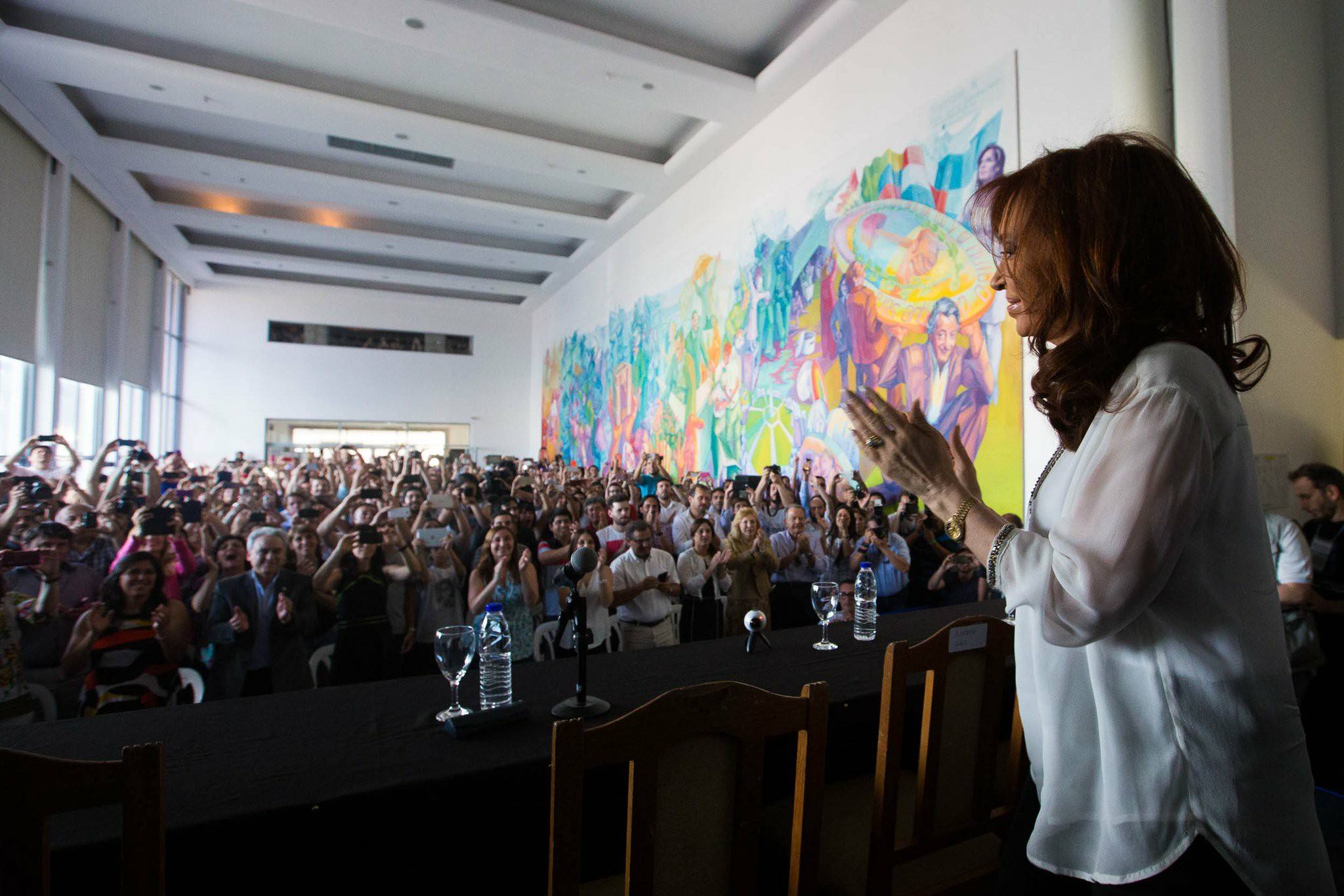 CFK en Florencio Varela: Donald Trump, críticas a Macri y Pichetto