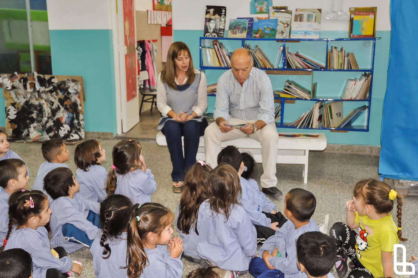 Grindetti inauguró obras en un jardín