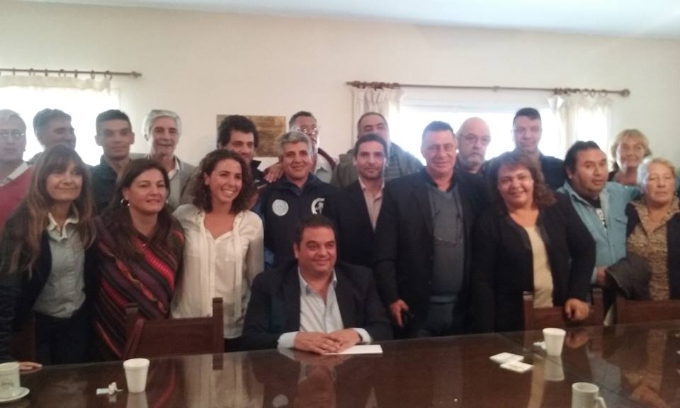 Triaca se reunió con dirigentes en el HCD de Brown