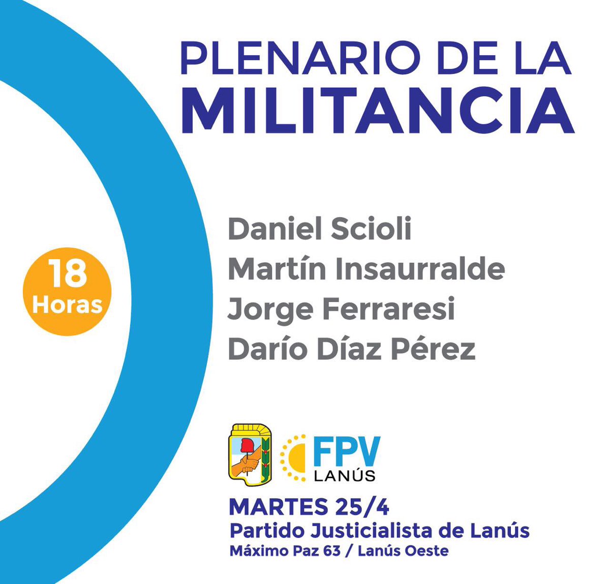 Plenario Peronista en Lanús