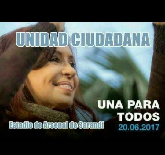 Cristina se lanza en Avellaneda