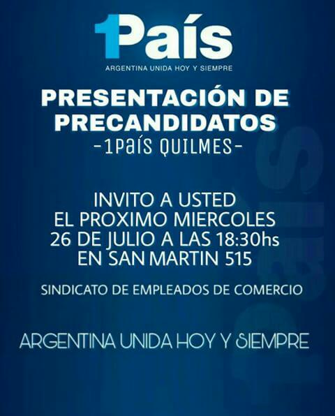 Lanza 1País Quilmes