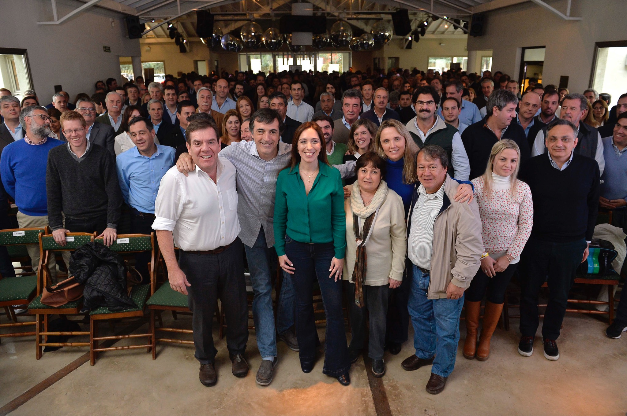 Vidal reunió a toda la tropa por la campaña