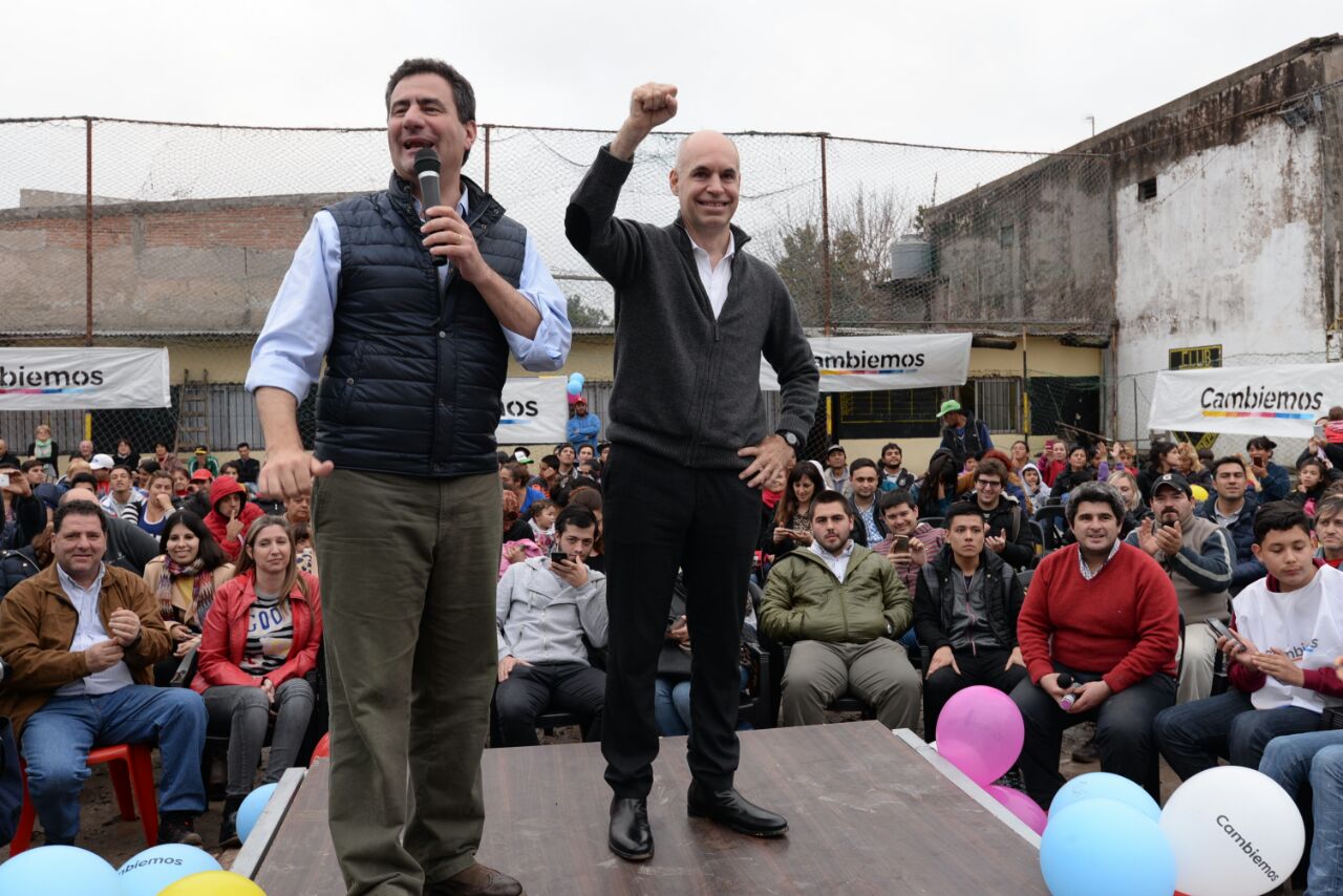 Larreta acompañó a Regazzoni en Burzaco