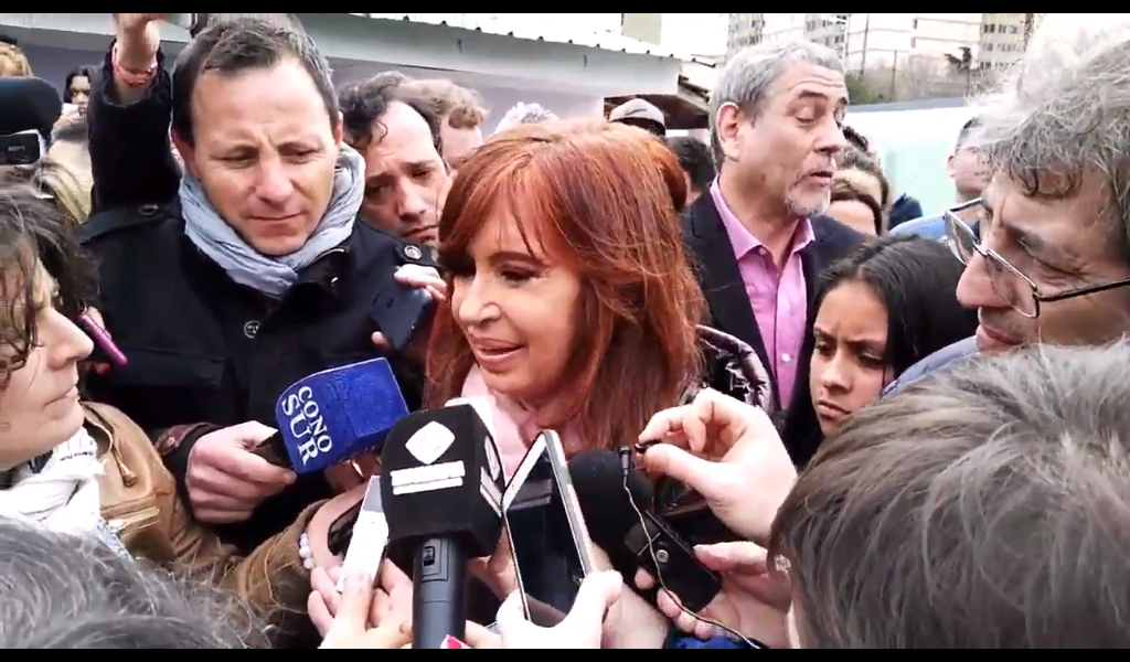 CFK en Avellaneda: “Se ha terminado el Estado de Derecho en Argentina”