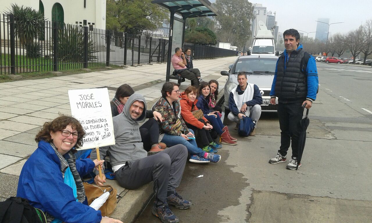 Repudian la detención de un docente de Burzaco tras la marcha por Santiago