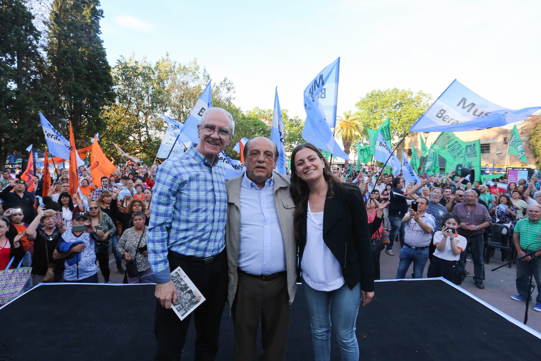 En el Día de la Lealtad, J.J. Mussi cerró la campaña en Berazategui