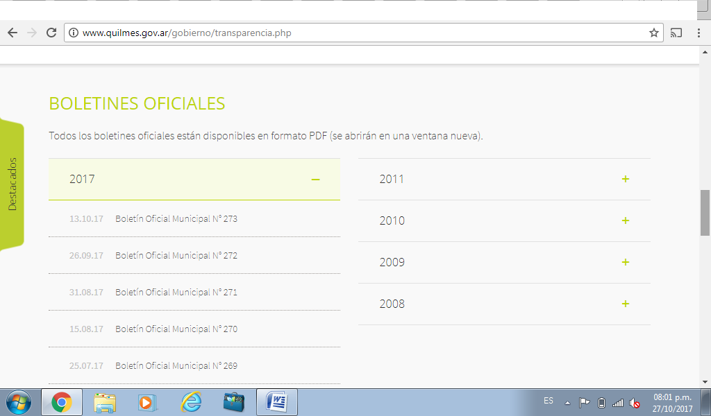 #Quilmes – Apareció el boletín