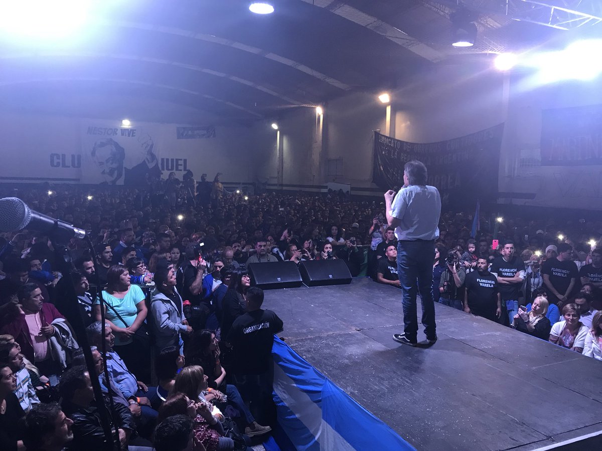 Unidad Ciudadana homenajeó a Néstor Kirchner en Varela