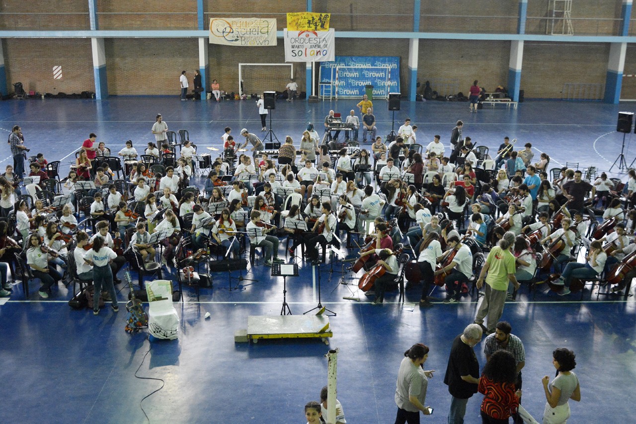 Orquestas de Brown, Lanús y Quilmes juntas en Ministro Rivadavia