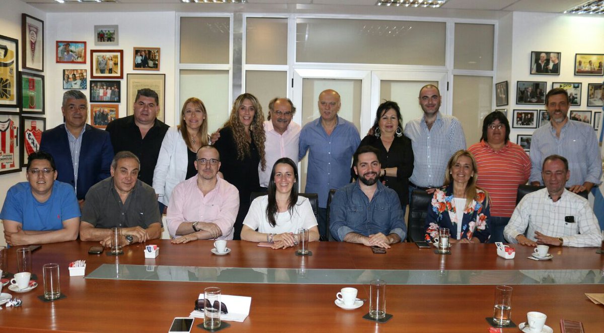 Grindetti se reunió con todos sus concejales