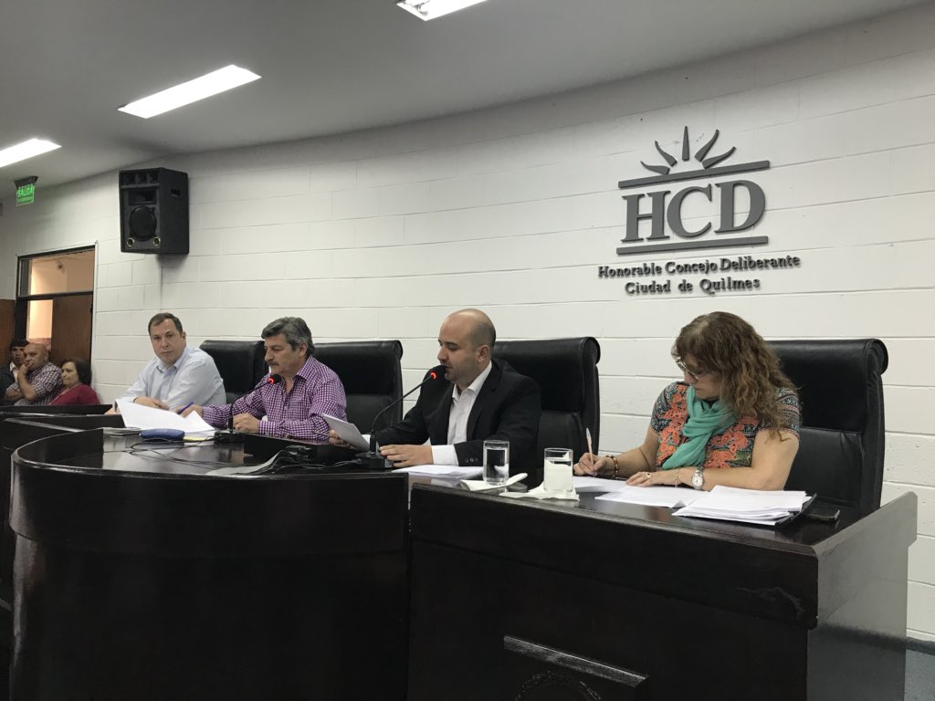 El HCD de Quilmes comienza a discutir el aumento de tasas