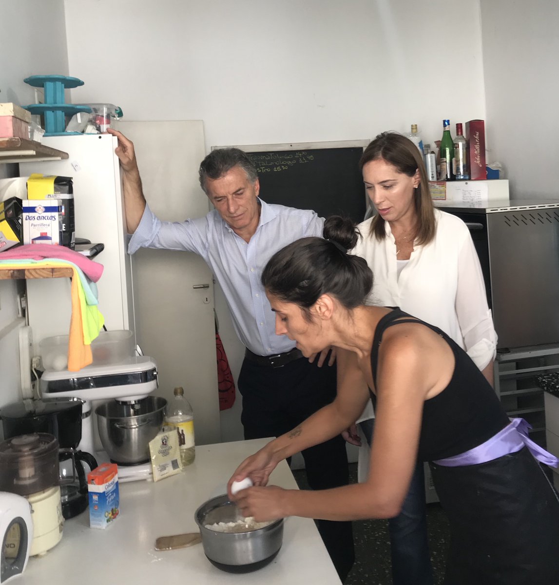 Macri y Vidal de recorrida en suelo peronista