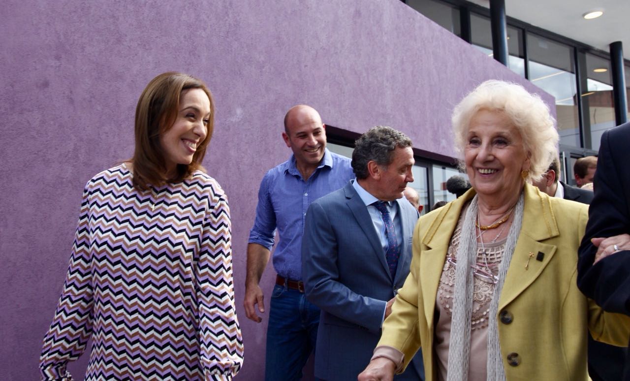 Vidal y Estela de Carlotto inauguraron un espacio para la memoria