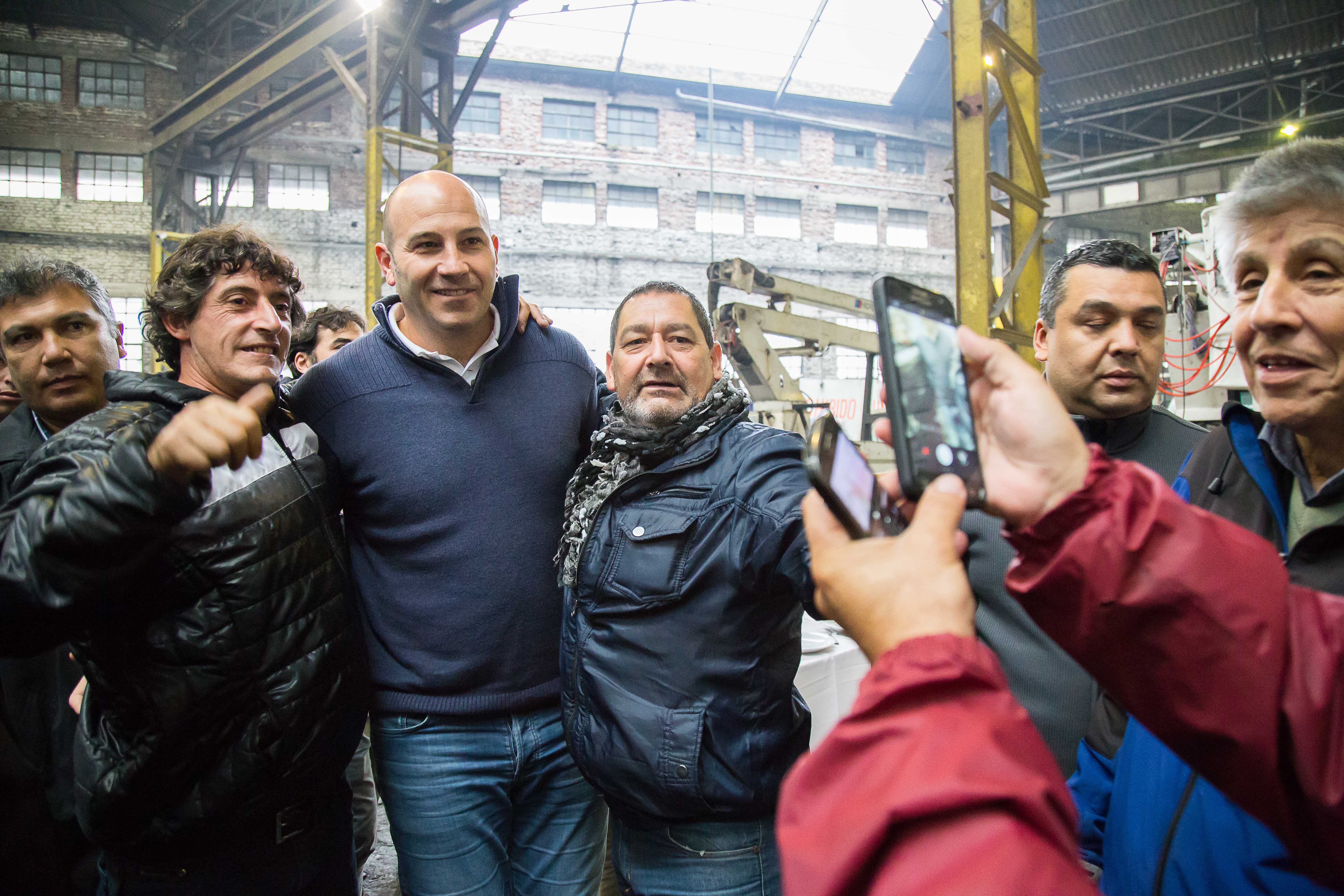 Molina y su gabinete junto a municipales en el GIRSU