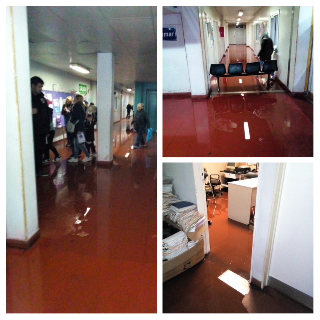 Calzada: “inundaciones” en el Hospital Oñativia