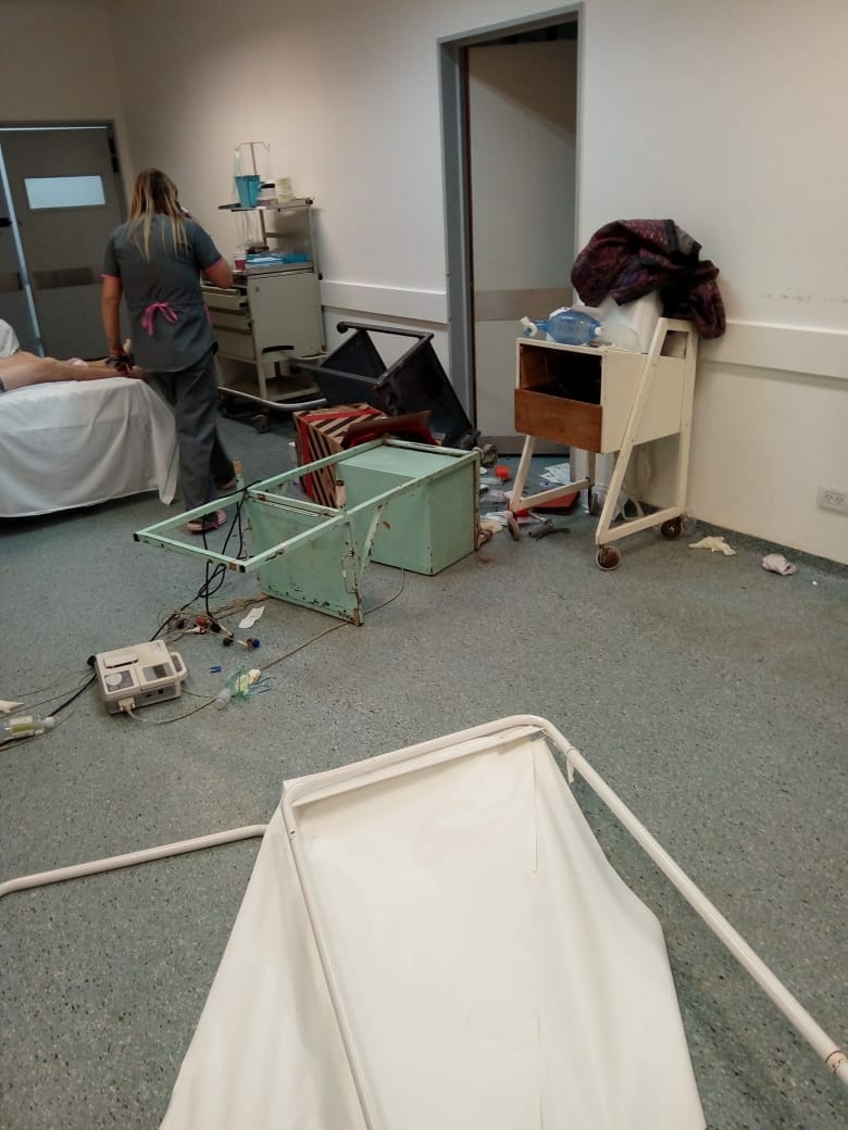 Violencia en el Iriarte: golpearon a enfermeras