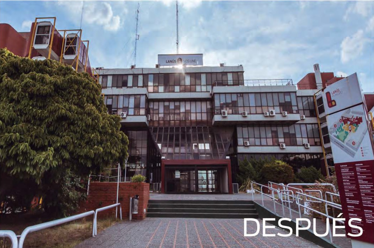En campaña: Grindetti sale a mostrar el “antes y después” de Lanús
