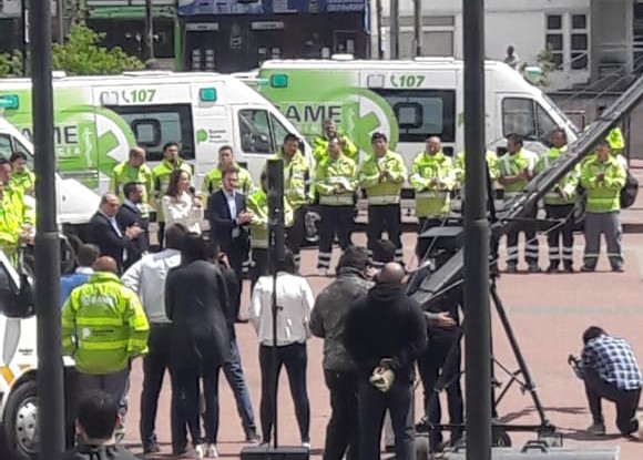 Vidal y los Mussi presentaron las nuevas ambulancias del SAME