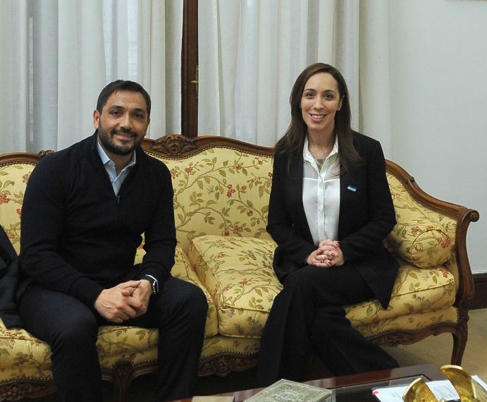 Vidal realiza anuncios para  el SAME en Berazategui