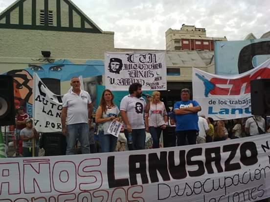 Con críticas al gobierno de Grindetti, organizaciones recordaron el Lanusazo