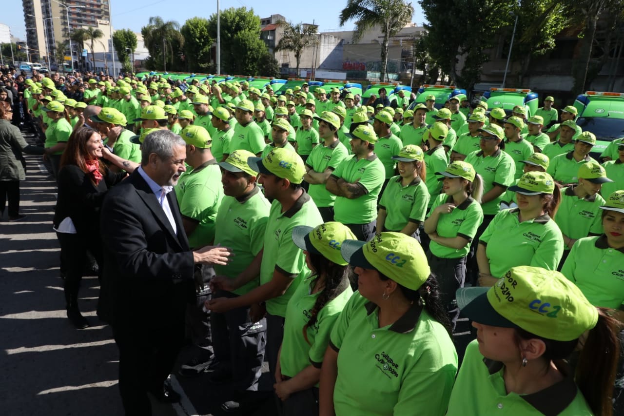 Ferraresi puso en funciones a los Cuidadores Ciudadanos de Avellaneda