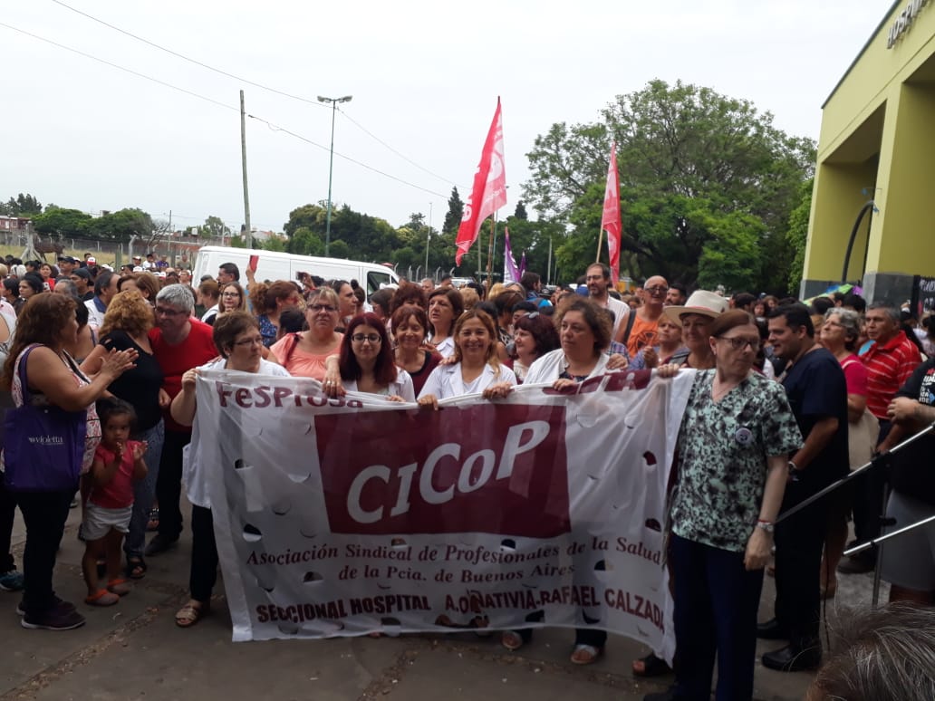 Incendio en el Oñativia: abrazo solidario para que se aceleren las obras