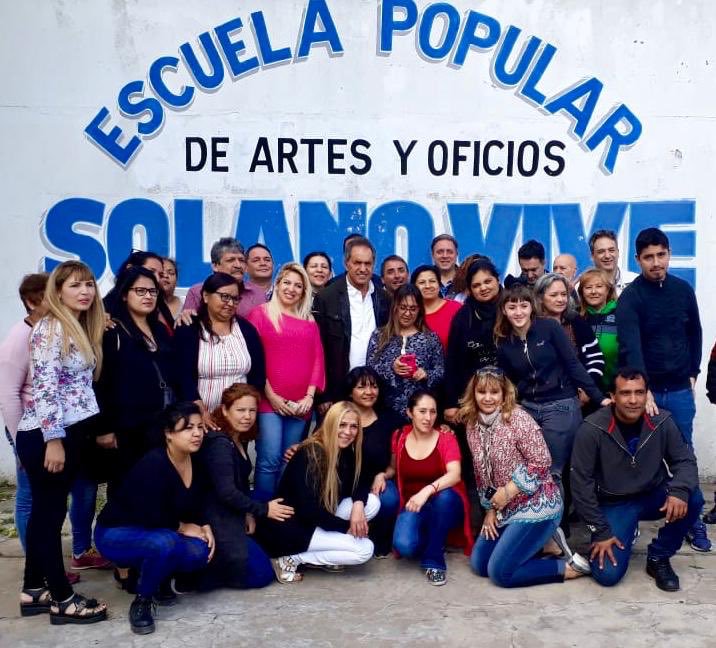 Scioli pasó por Quilmes