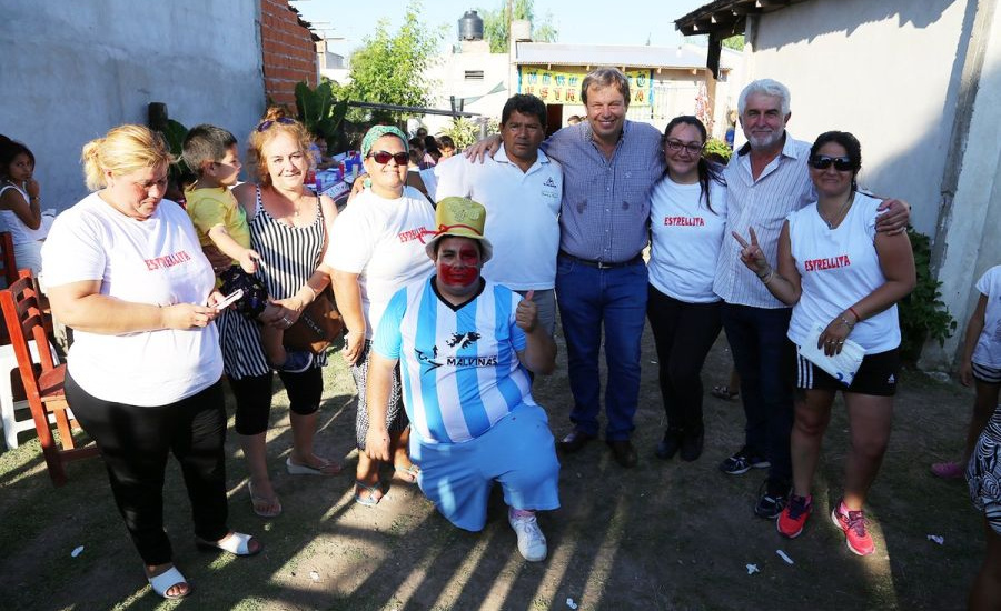 Cascallares recorrió merenderos de distrito